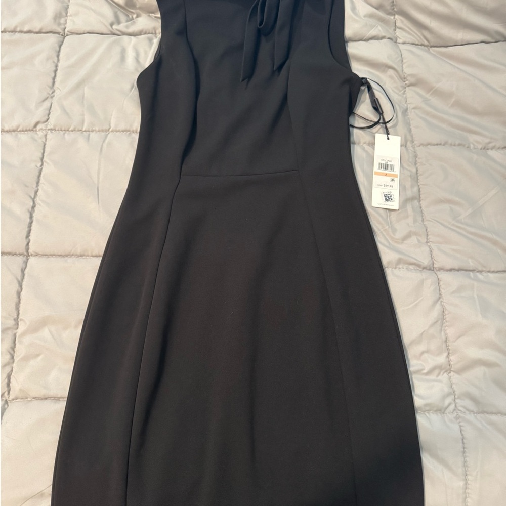 Elegant Black Sleeveless Dress